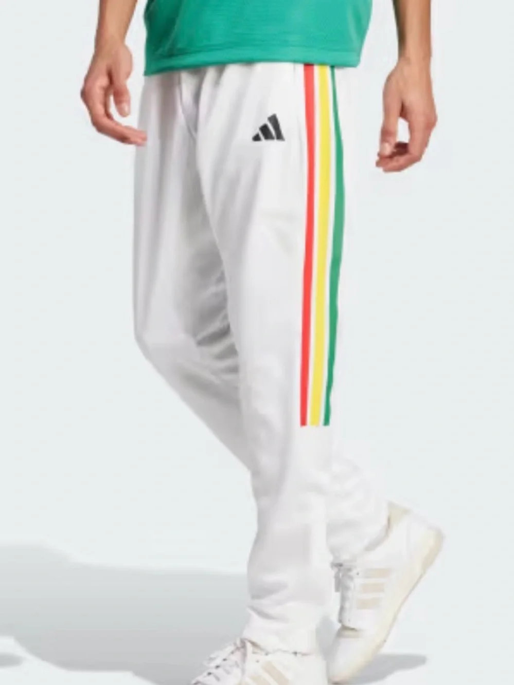 ADIDAS House of Tiro Nations Pack Pants White,red,gold,green Men’s sz L NEW!